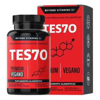 Tes70 Suplemento para Hombres 180 Cápsulas — Energía y Vitalidad