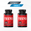 Tes70 Suplemento para Hombres 180 Cápsulas — Energía y Vitalidad